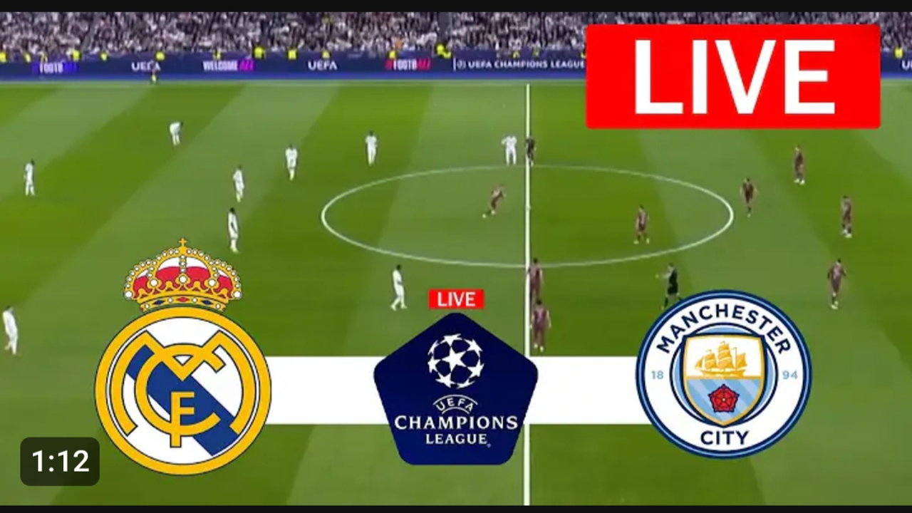 رابط مشاهدة مباراة Real Madrid VS Manchester City بث مباشر بأعلى جودة وبدون تقطيع الليلة.. تابع مجانا
